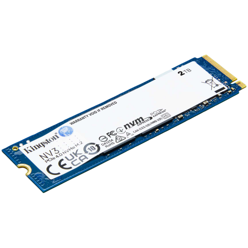 Kingston SSD 2TB NV3 M.2 2280 PCIe 4.0 NVMe SSD , EAN: 740617344783, SNV3S/2000G