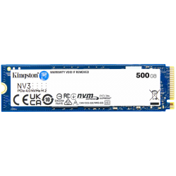 Kingston SSD 500GB NV3 M.2 2280 PCIe 4.0 NVMe SSD , EAN: 740617344806