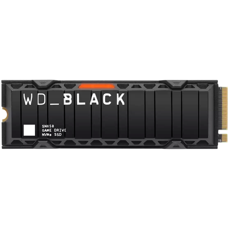SSD POWERED BY SANDISK WD Black SN8100 HeatSink 2TB M.2 2280 PCIe Gen5 x4 NVMe, Read/Write: 14900/14000 MBps, IOPS 2300K/2400K, TBW: 1200