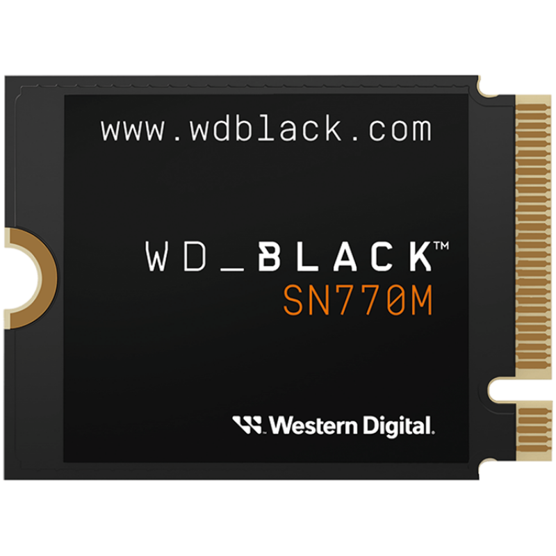 SSD WD Black SN770M 2TB M.2 2230 PCIe Gen4 x4 NVMe, Read/Write: 5150/4850 MBps, IOPS 650K/800K, TBW: 1200, WDS200T3X0G-00CHY0