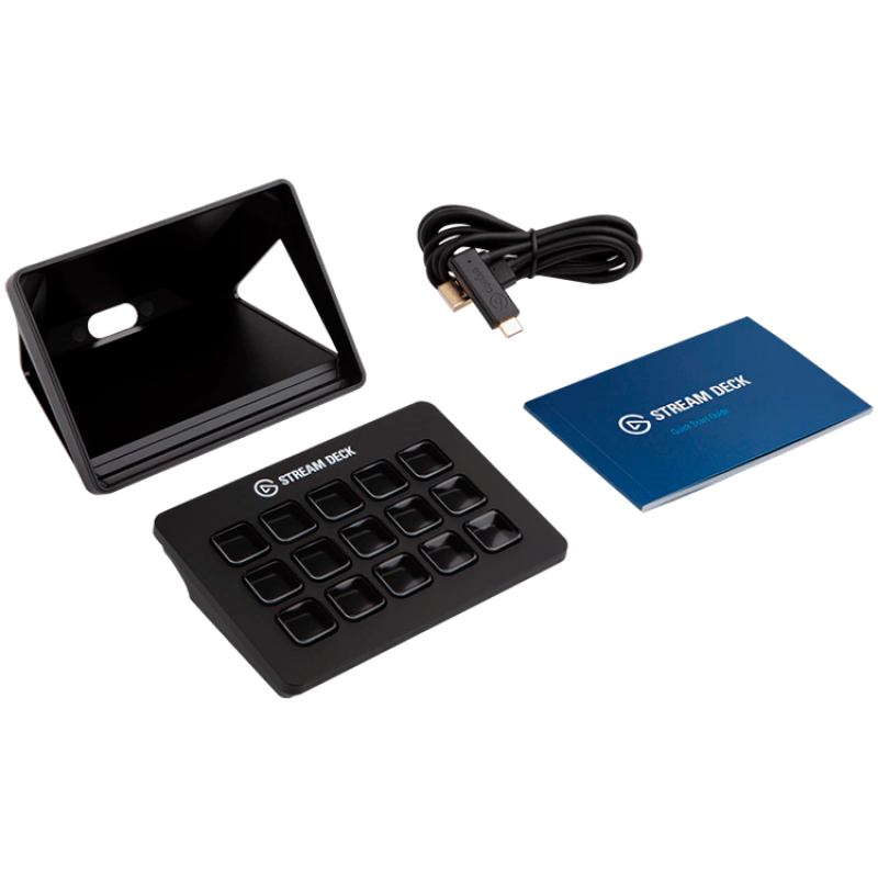 Elgato Stream Deck MK.2, 15 LCD keys, One-touch tactile operation, Elgato Game Capture, OBS, Twitch, Twitter, YouTube, Mixer, Automated