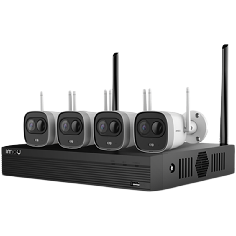 Wireless CCTV Kit -Lite, camera: Bullet 2C, resolution 2Mpx, 1/2.8" progressive CMOS, H.265, 25fps, 16xDigital Zoom, 2.8mm lens, night