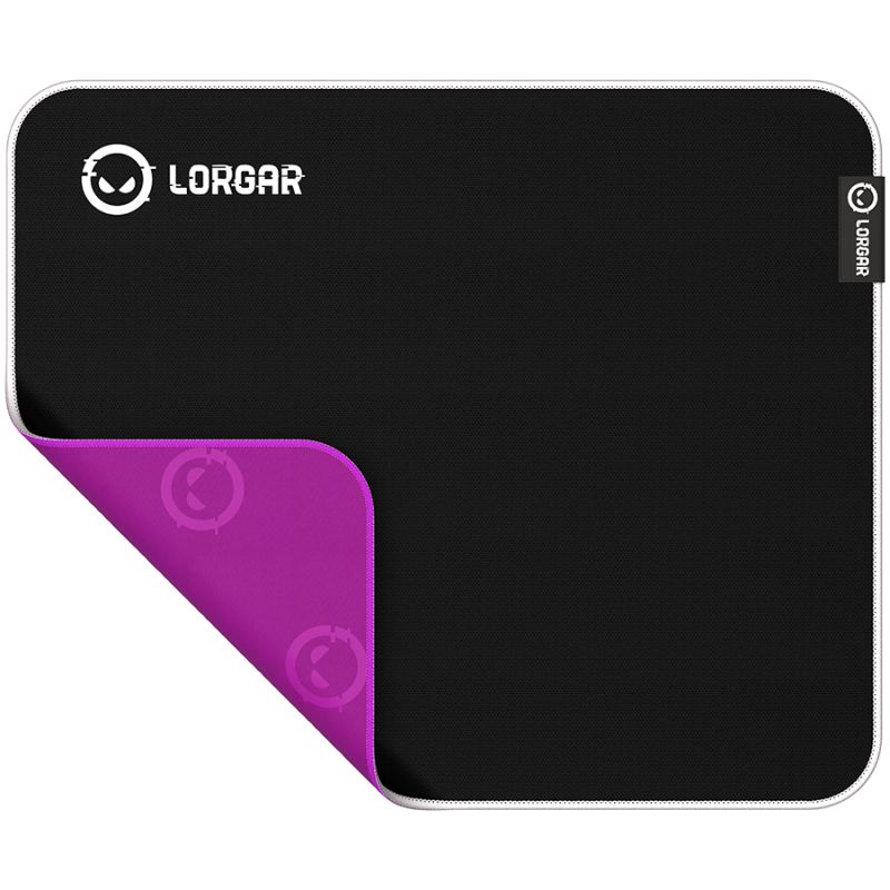 Lorgar Legacer 753, Gaming mouse pad, Ultra-gliding surface, Purple anti-slip rubber base, size: 360mm x 300mm x 3mm, weight 0.23kg