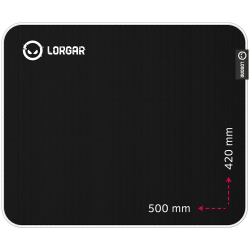 Lorgar Legacer 755, Gaming mouse pad, Ultra-gliding surface, Purple anti-slip rubber base, size: 500mm x 420mm x 3mm, weight 0.45kg