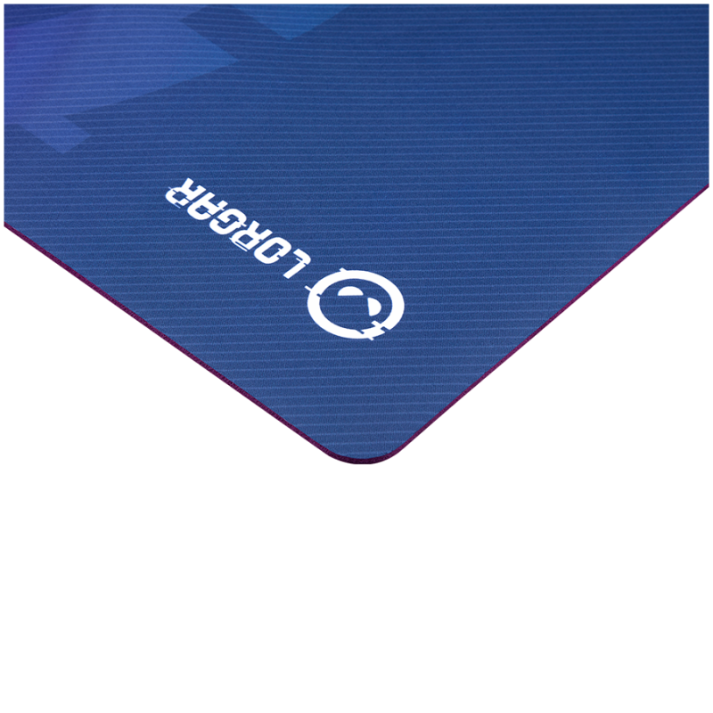 Lorgar Main 135, Gaming mouse pad, High-speed surface, Purple anti-slip rubber base, size: 500mm x 420mm x 3mm, weight 0.41kg, LRG-GMP135