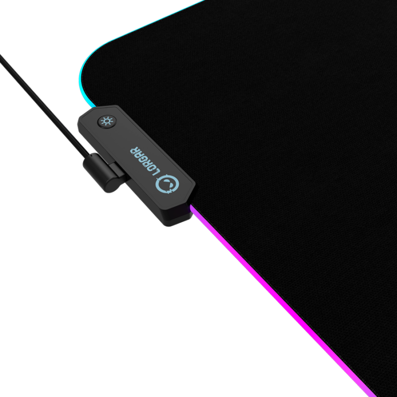 Lorgar Steller 919, Gaming mouse pad, High-speed surface, anti-slip rubber base, RGB backlight, USB connection, Lorgar WP Gameware