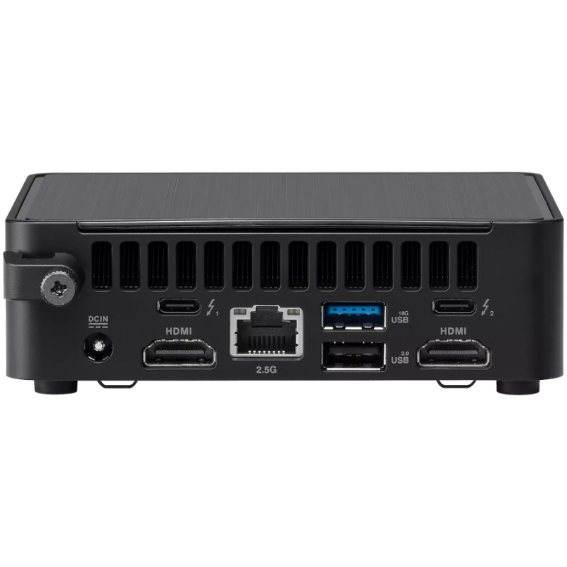 ASUS NUC 14pro/RNUC14RVHI300002I/Intel Core 3 100U/Intel Graphics/4xUSB/M.2 22x80 NVMe; 22x42 NVMe/2.5'' SATA slot/2,5Gbe LAN/2xHDMI/ 2x