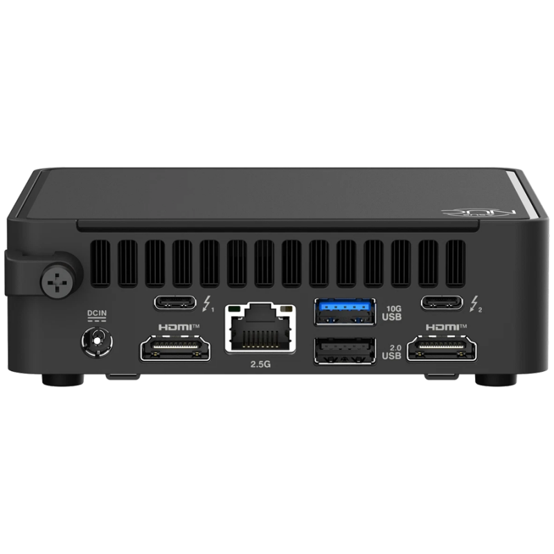 ASUS NUC 15 PRO/RNUC15CRKC500002/Core 5 210H 45W/Intel UHD graphics/no RAM/no Storage/Intel Wi-Fi 7 BE202/USB Total - 7/4 USB Type-A/3 USB Type-C (1x USB3.2 + 2x TB4)/2x HDMI 2.1/Support Displays - 4x 4K/no OS/EU Cord/Kit (L6)/Slim/EAN:4711387949832