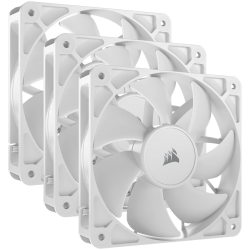 CORSAIR RS120 White, 120mm Fan, Triple Pack