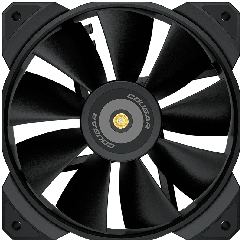 COUGAR MHP 120, 4-pin, HDB Bearing, Extension Cable + Low-Noise Adapter Included, 82.48 CFM, 4.24 mm H2O, Speed 2000RPМ, 34.5 dBA