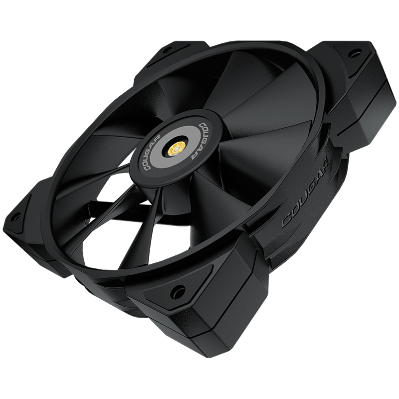 COUGAR MHP 120, 4-pin, HDB Bearing, Extension Cable + Low-Noise Adapter Included, 82.48 CFM, 4.24 mm H2O, Speed 2000RPМ, 34.5 dBA