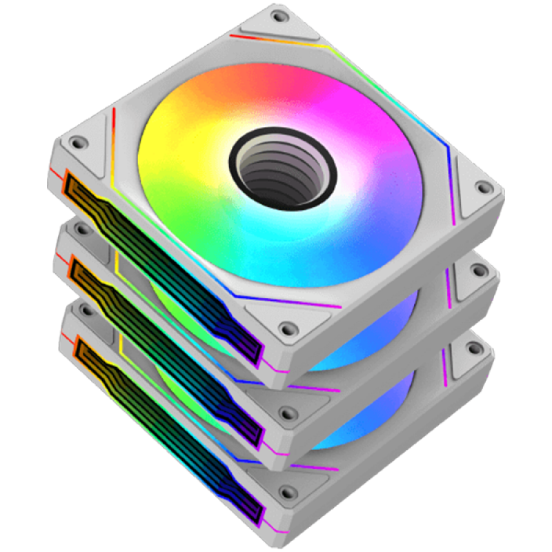 Infinity G20A Arctic (3PCS G20A Fans, ARGB MB SYBC Control Box & Remote Controller, Color Box), INFINITY_G20A_ARCTIC