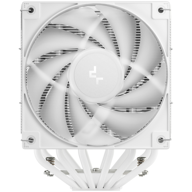 DeepCool AG620 WH ARGB V2, CPU Air Cooler, 2x120mm ARGB PWM Fan, Core Touch Technology 2.0, 6 Heatpipes, White, LGA1851/1700/1200/115x, AMD