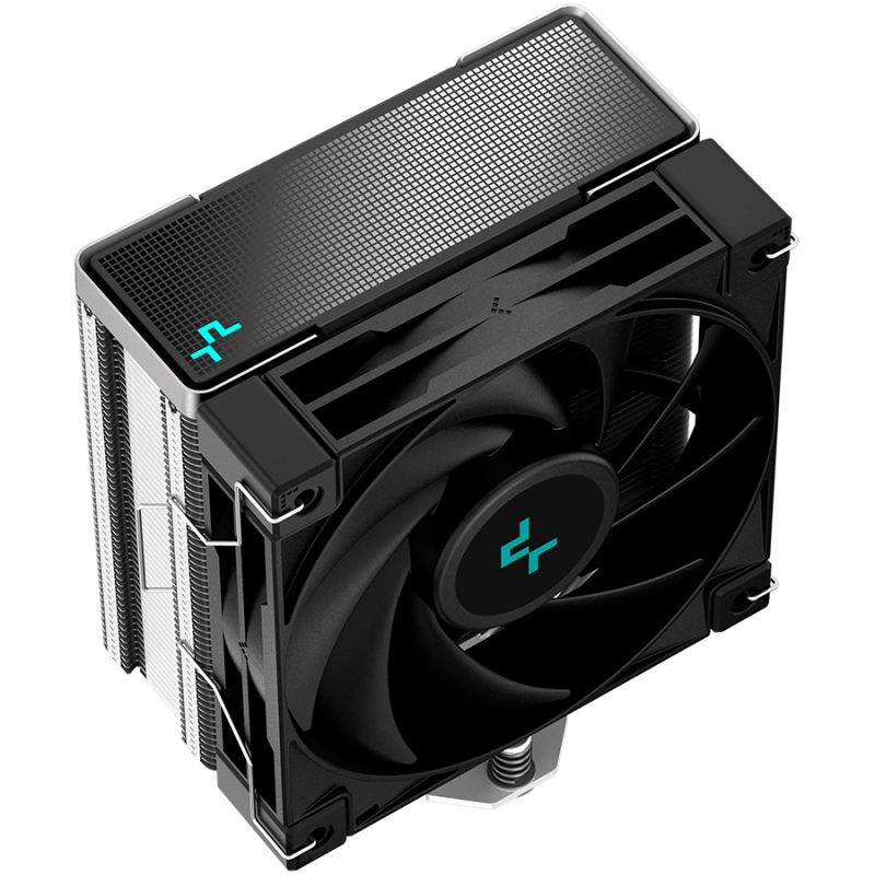 DeepCool AK400, CPU Air Cooler, 1x120mm PWM Fan, TDP 220W, 4 Heatpipes, Intel LGA1700/1200/115x, AMD AM5/AM4, 127×97×155 mm(L×W×H), 3