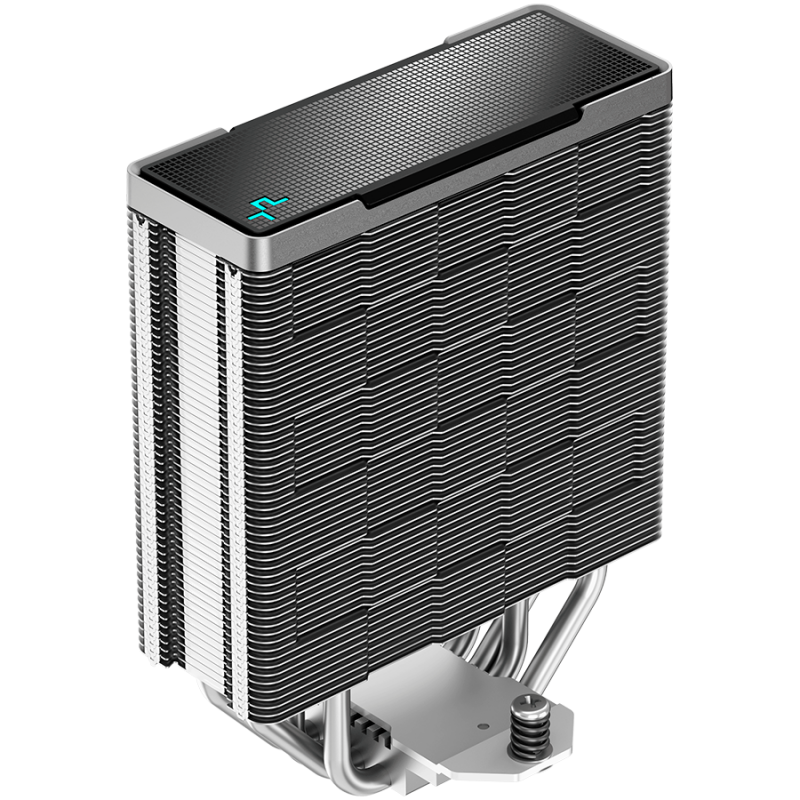 DeepCool AK400, CPU Air Cooler, 1x120mm PWM Fan, TDP 220W, 4 Heatpipes, Intel LGA1700/1200/115x, AMD AM5/AM4, 127×97×155 mm(L×W×H), 3