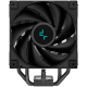 DeepCool AK400 Zero Dark, CPU Air Cooler, 1x120mm PWM Fan, TDP 220W, 4 Heatpipes, LGA1851/1700/1200/115x, AMD AM5/AM4, 127x97x155 mm(LxWxH), R-AK400-BKNNMN-G-2, 3Y