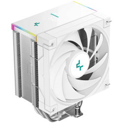 DeepCool AK500S DIGITAL SE WH, CPU Air Cooler, 1x120mm FK120 PWM FDB Fan, ARGB, Digital Display, 5 Heatpipes, Fluid Dynamic Bearing, White, LGA1851/1700/1200/1151/1150/1155, AMD AM5/AM4, 125x96x160 mm(LxWxH), R-AK500S-WHADMN-GJD, 3Y