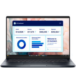 Dell Pro 14 Plus (PB14250), Intel Core Ultra 5 225U (12C, 12 TOPS NPU, up to 4.8GHz), 14.0"FHD+(1920x1080) Non-Touch AG, 16GB (1x16GB) DDR5, 512GB SSD, Integrated Intel Graphics, WiFi+BT, FHD Cam+Mic, BG Backlit KBD, no FPR, Win11Pro, 3Y Basic Onsite