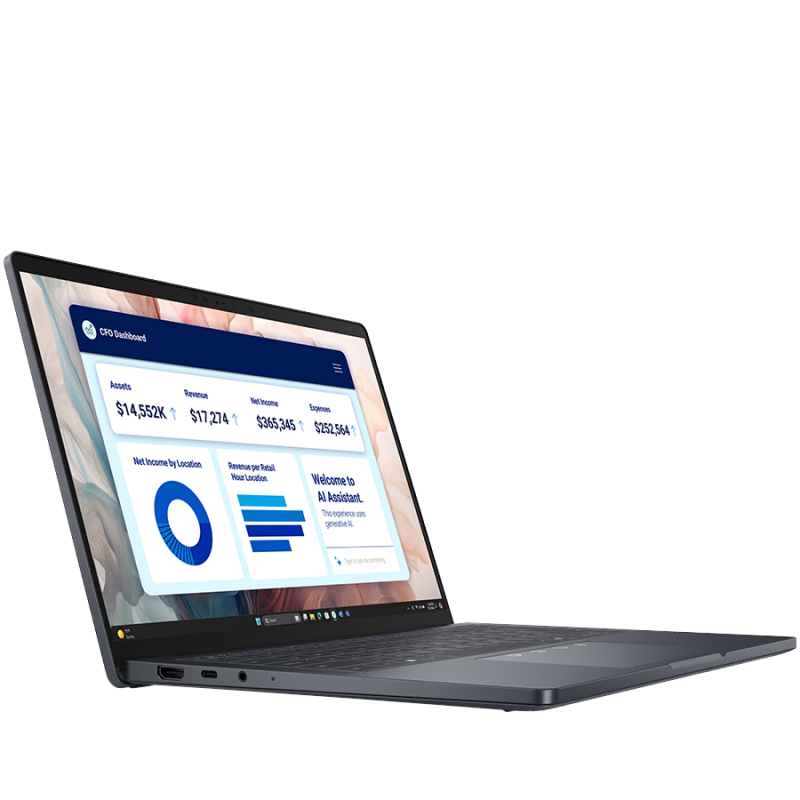 Dell Pro 14 Plus (PB14250), Intel Core Ultra 5 225U (12C, 12 TOPS NPU, up to 4.8GHz), 14.0"FHD+(1920x1080) Non-Touch AG, 16GB (1x16GB) DDR5, 512GB SSD, Integrated Intel Graphics, WiFi+BT, FHD Cam+Mic, BG Backlit KBD, no FPR, Win11Pro, 3Y Basic Onsite