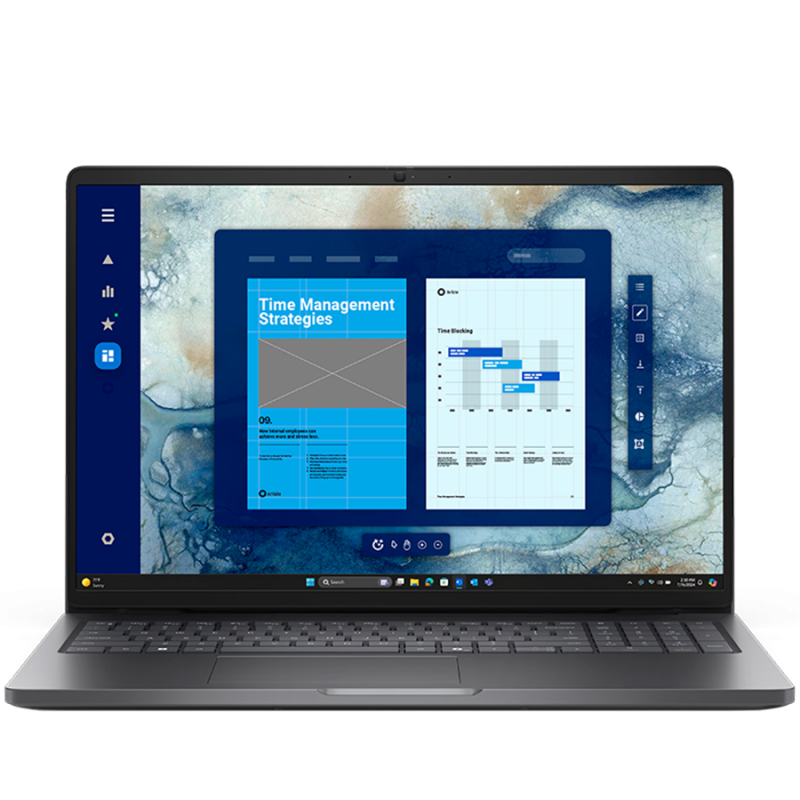 Dell Pro 16 (PC16250), Intel Core i5 120U (10C, up to 5.0GHz), 16.0"FHD(1920x1200) Non-Touch AG, 8GB (1x8GB) DDR5, 512GB M.2 SSD