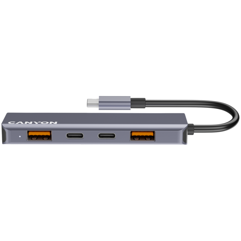 CANYON hub DS-18 5in1 USB-C Grey, CNS-TDS18