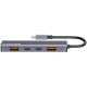 CANYON hub DS-18 5in1 USB-C Grey, CNS-TDS18