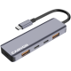 CANYON hub DS-18 5in1 USB-C Grey, CNS-TDS18