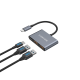 CANYON hub DS-3 3in1 USB-C Dark Grey, CNS-TDS3