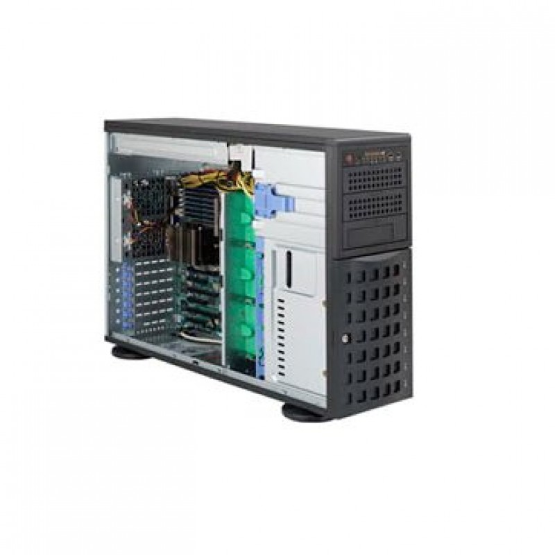 BLACK 4U/TOWER, SC745TQ, Redundant 920W,HF,RoHS, CSE-745BTQ-R920B