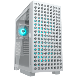 COUGAR AIRFACE ECO RGB PC Case, Mid Tower, White