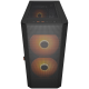 COUGAR AIRFACE FLO RGB PC Case, Mid Tower, Black