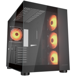 COUGAR | FV150 RGB | PC Case | Mid tower / Dual Chamber / TG Front and Left Pannels / Quick Detachable Air Filters / Up to 8 Fans (4x120mm ARGB Preinstalled) / Black