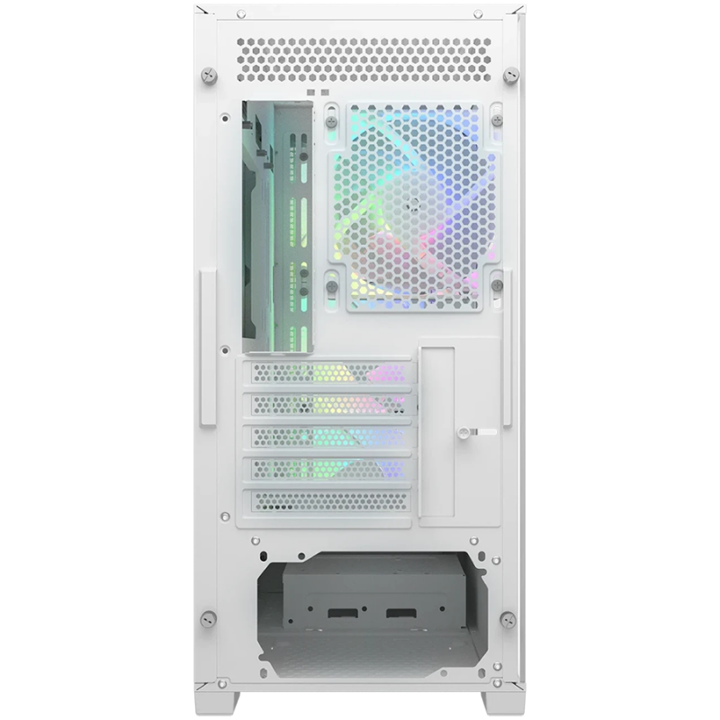 COUGAR MX600 Mini V2 RGB PC Case, Mini Tower, White