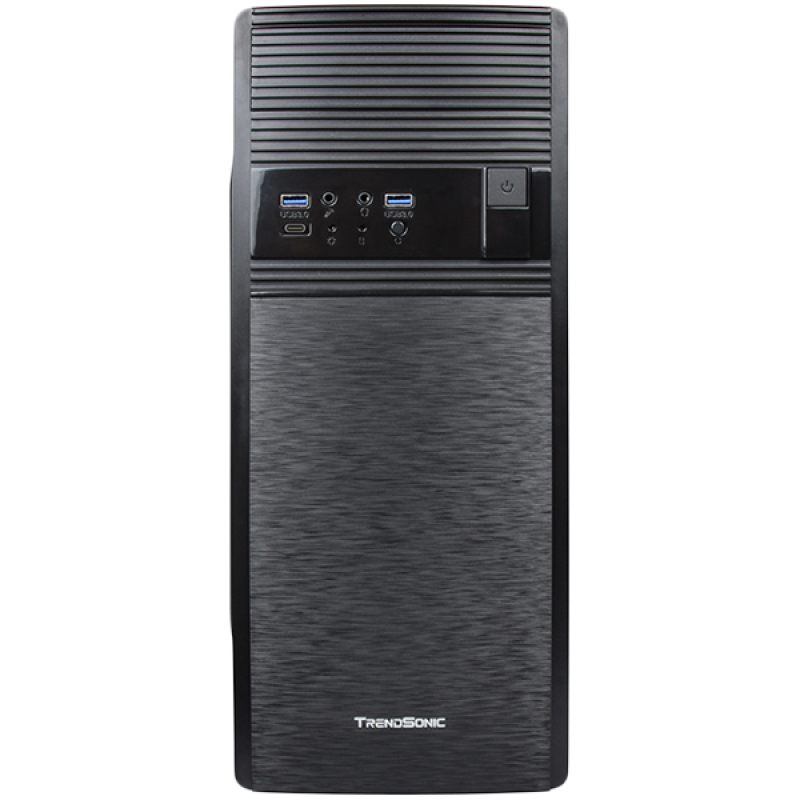 Chassis FC-F56A, ATX, 7 slots, 1 X 5.25", 2 X 3.5" H.D., 2 X 2.5" SSD,2 x USB 3.0, 1 X Type C / 1 x AUDIO /, PSU 550W 12 sm, 20+4pin