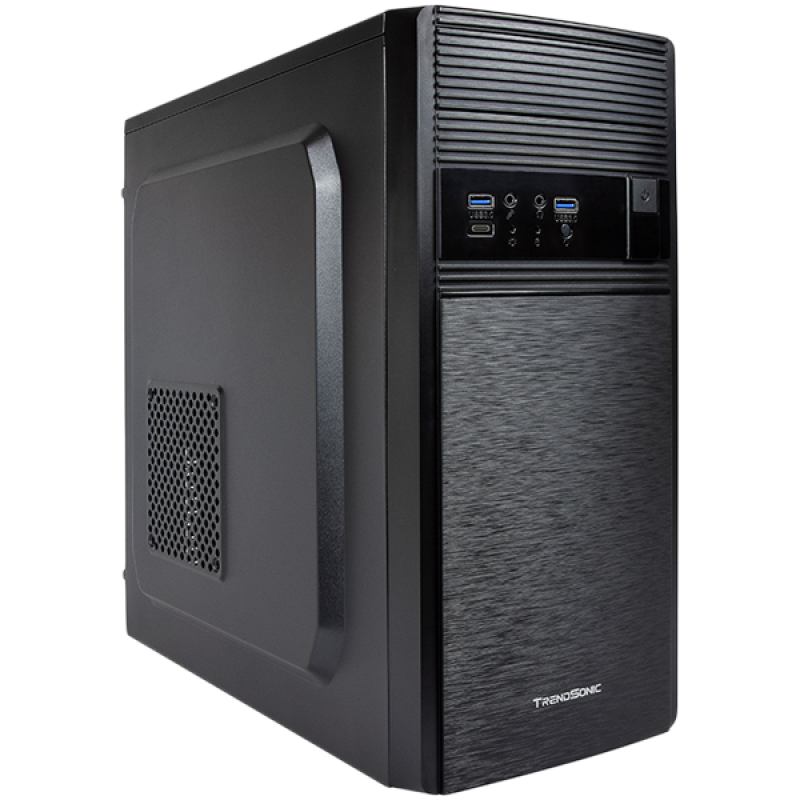 Chassis FC-F56A, ATX, 7 slots, 1 X 5.25", 2 X 3.5" H.D., 2 X 2.5" SSD,2 x USB 3.0, 1 X Type C / 1 x AUDIO /, PSU 550W 12 sm, 20+4pin