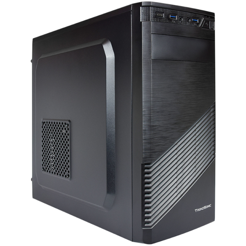 Chassis FC-F61A, ATX, 7 slots, 1 X 5.25", 2 X 3.5" H.D., 2 X 2.5", 2 x USB 3.0, 1 X Type C / 1 x AUDIO /, PSU 550W 12 sm, 20+4pin, Black