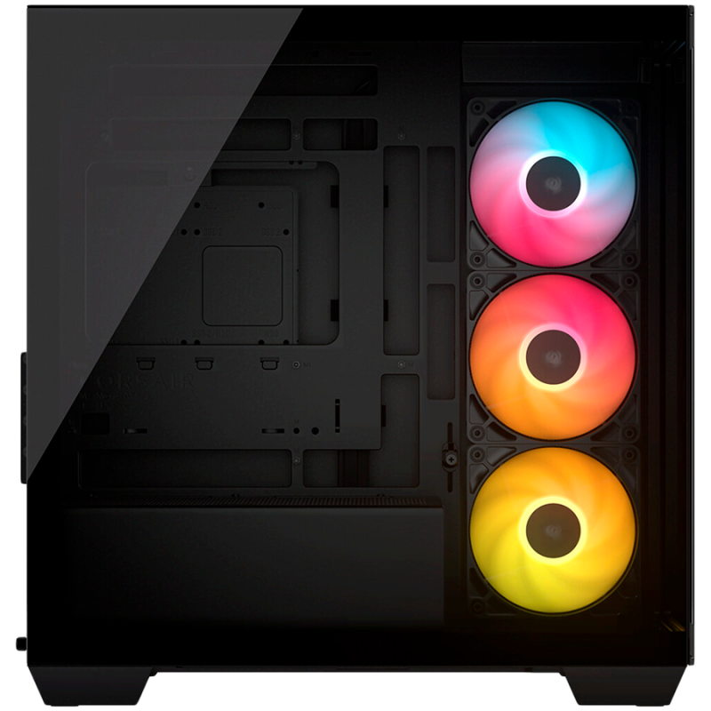 Corsair 2800X RS-R ARGB Panoramic Glass Micro-ATX Case, Black