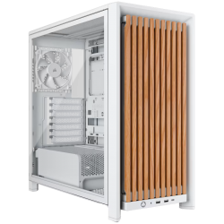 Corsair FRAME 4000D RS Wood Mid-Tower, White/Oak