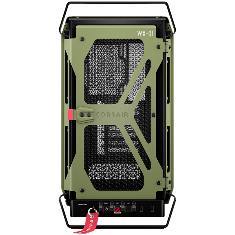 Corsair WARTHOG Performance Mid-Tower Case, Mil Green