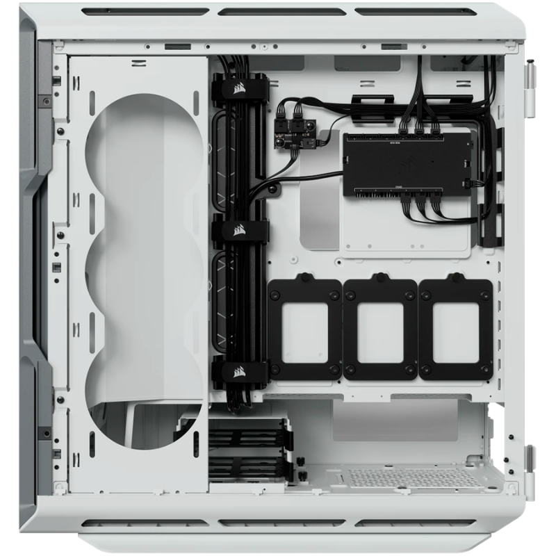 Corsair iCUE 5000T RGB Tempered Glass Mid-Tower Smart Case, White, EAN: 0840006645184, CC-9011231-WW