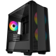 DeepCool CC360 ARGB, Mid Tower, Mini-ITX/Micro-ATX, 1xUSB3.0, 1xUSB2.0, 1xAudio, 3x120mm Pre-Installed ARGB Fans, Tempered Glass, Mesh
