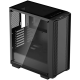 DeepCool CC560 Limited, Mid Tower, Mini-ITX/Micro-ATX/ATX, 1xUSB3.0, 1xUSB2.0, 1xAudio, No Fans, Tempered Glass, Mesh Panel, Black