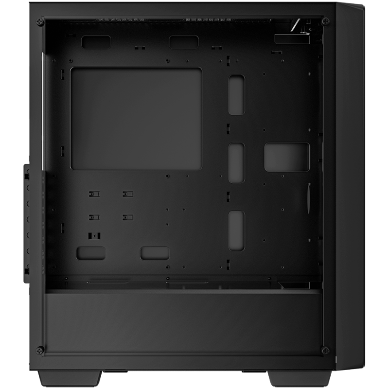 DeepCool CC560 Limited, Mid Tower, Mini-ITX/Micro-ATX/ATX, 1xUSB3.0, 1xUSB2.0, 1xAudio, No Fans, Tempered Glass, Mesh Panel, Black