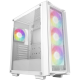 DeepCool CC560 MESH WH V2, Mid Tower, Mini-ITX/Micro-ATX/ATX, 2xUSB3.0, 1xAudio, 4x120mm Pre-Installed ARGB Fans, Tempered Glass, Mesh