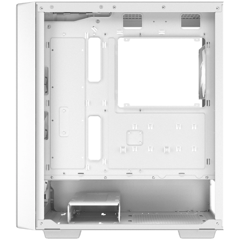 DeepCool CC560 MESH WH V2, Mid Tower, Mini-ITX/Micro-ATX/ATX, 2xUSB3.0, 1xAudio, 4x120mm Pre-Installed ARGB Fans, Tempered Glass, Mesh
