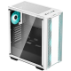 DeepCool CC560 WH V2, Mid Tower, Mini-ITX/Micro-ATX/ATX, 1xUSB3.0, 1xUSB2.0, 1xAudio, 4x120mm Pre-Installed LED Fans, Tempered Glass, Mesh