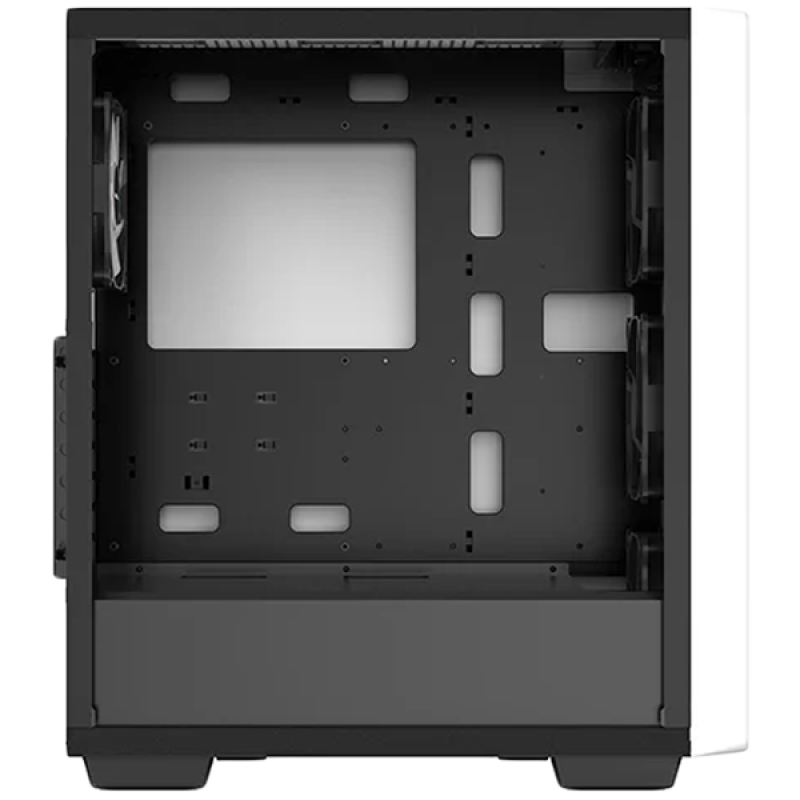 DeepCool CC560 WH V2, Mid Tower, Mini-ITX/Micro-ATX/ATX, 1xUSB3.0, 1xUSB2.0, 1xAudio, 4x120mm Pre-Installed LED Fans, Tempered Glass, Mesh