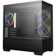 DeepCool CG380-3F, Mid Tower, Mini-ITX/Micro-ATX(Rear Connector), 2xUSB3.0, 1xUSB Type-C, 1xAudio, 3x120mm Pre-Installed ARGB Fans, Tempered Glass, Mesh Panel, Black, R-CG380-BKAGM3-G