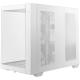 DeepCool CG530U 4F WH, Mid Tower, Mini-ITX/Micro-ATX/ATX, Rear Connector support, 2xUSB3.0, 1xType-C Gen 2, 1xAudio, 3x120mm ARGB Reverse Fan, 1x120mm ARGB Fan, Tempered Curved Glass, Mesh Panel, White, 2Y, R-CG530U-WHAGA4-G