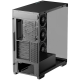 DeepCool CG580 4F V2, Mid Tower, Mini-ITX/Micro-ATX/ATX, Rear Connector support, 2xUSB3.0, 1x Type-C Gen2, 1xAudio, 3x120mm ARGB Reverse Fans, 1x120mm ARGB Fan, Tempered Glass, Mesh Panel, Black, R-CG580-BKADA4-G-2, 2Y